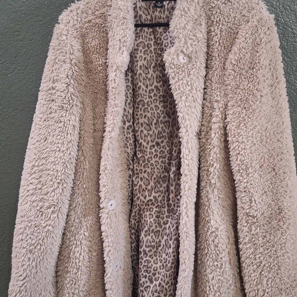 Warm furry jacket